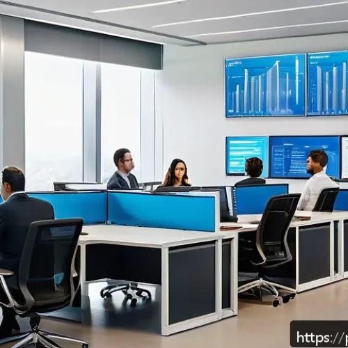 규제요원의 복지 혜택 비교 - A modern, collaborative office environment of a Brazilian regulatory agency, showing diverse profess...